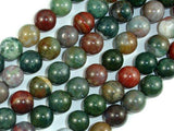 Indian Agate Beads, Fancy Jasper Beads, 12mm-Gems: Round & Faceted-BeadBeyond