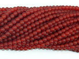 Matte Carnelian Beads, 4mm Round Beads-Gems: Round & Faceted-BeadBeyond
