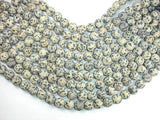 Matte Dalmation Jasper Beads, 12mm Round Beads-Gems: Round & Faceted-BeadBeyond